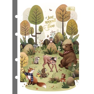 Refil Tiliflex para Caderno Argolado Colegial Loveland 80 Folhas - Tilibra