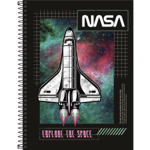 Caderno 1 Matéria Universitário Espiral Nasa - Tilibra