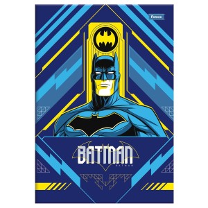 Caderno Brochura Universitário Capa Dura Batman 80 folhas - Foroni