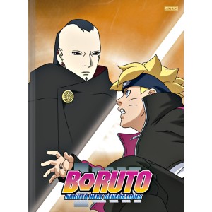 Caderno Brochura Universitário Capa Dura Boruto 80 folhas - São Domingos