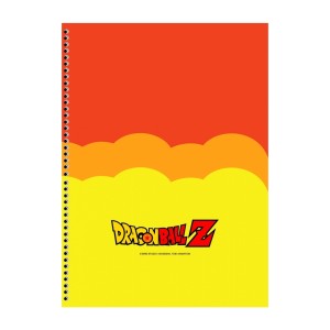 Caderno 10 Matérias Universitário Espiral Dragon Ball Z - São Domingos