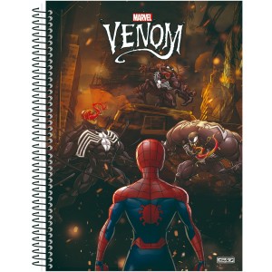 Caderno 1 Matéria Universitário Espiral Venom - São Domingos