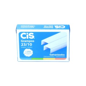 Grampos Galvanizados 23/10 - 1000 Unidades - Cis