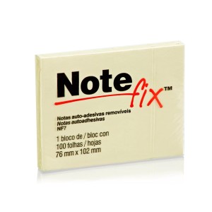 Bloco de Notas Auto-Adesivas Removíves Amarelo - Note Fix