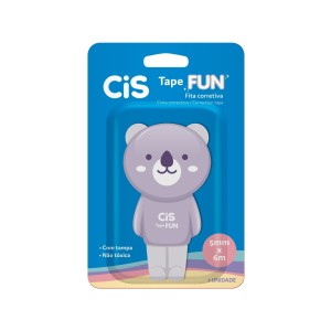 Fita Corretiva 5mm x 6m Tape FUN Animais Sortida - Cis