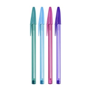 Caneta Bic Cristal Fashion 4 Cores Esferográfica 1.2 mm
