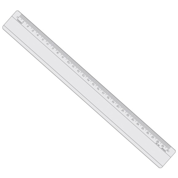 Régua 30 cm - Trident