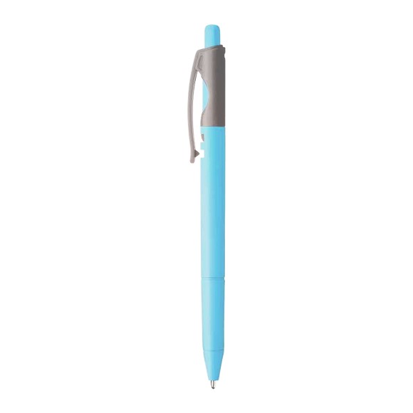 Caneta Esferográfica 1.0mm 07 Vip Azul Pastel - Compactor