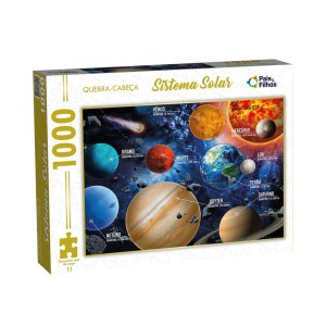 Quebra-cabeça 1000 peças Sistema Solar - Pais e Filhos