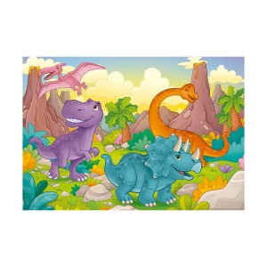 Quebra-cabeça 30 peças Dino Kid - Grow