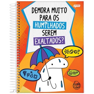 Caderno 15 Matérias Universitário Espiral Flork - Jandaia