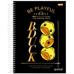 Caderno 1 Matéria Universitário Espiral B-Duck - Jandaia