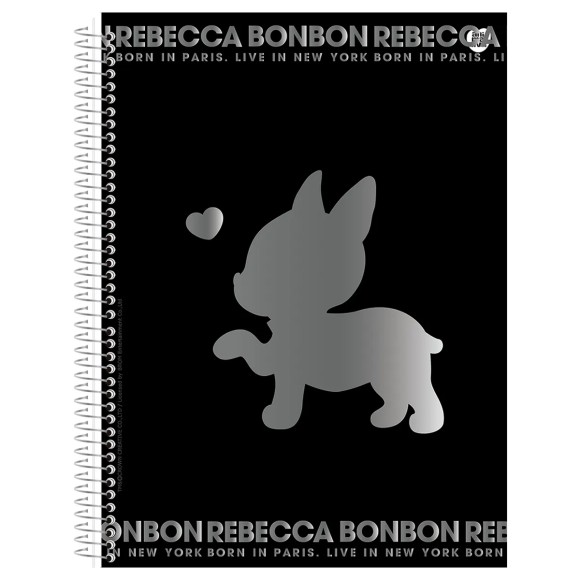 Caderno 1 Matéria Universitário Espiral Rebecca Bonbon - Animativa