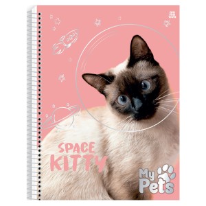 Caderno 10 Matérias Universitário Espiral My Pets - Animativa