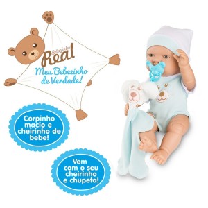 Bebezinho Real - Meu Bebezinho de Verdade! - Roma Brinquedos