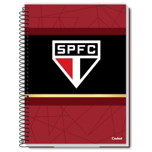 Caderno 1 Matéria Universitário Espiral São Paulo FC - Credeal