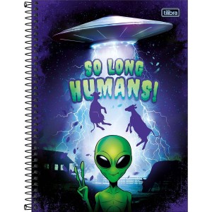 Caderno 10 matérias Universitário Espiral Orbit Connect - Tilibra