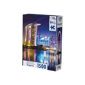 Quebra-cabeça 1500 Peças Singapura - Pais & Filhos