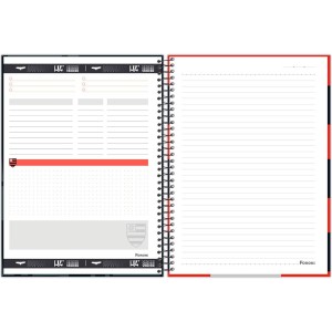 Caderno 10 Matérias Universitário Espiral Flamengo - Foroni