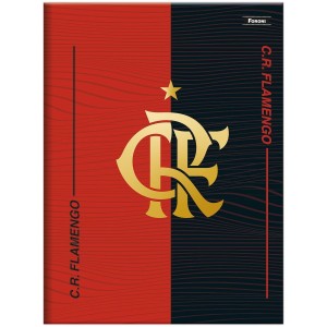 Caderno Brochurão Capa Dura Flamengo 80 Folhas - Foroni