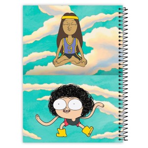 Caderno 1 Matéria Universitário Espiral Irmão Do Jorel - Credeal