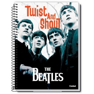 Caderno 10 Matérias Universitário Espiral The Beatles - Credeal