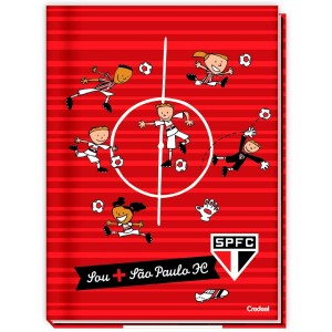 Caderno Brochurão Capa Dura São Paulo FC 80 Folhas - Credeal