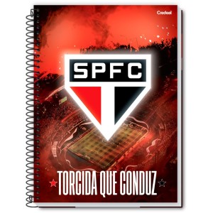 Caderno 1 Matéria Universitário Espiral São Paulo FC - Credeal