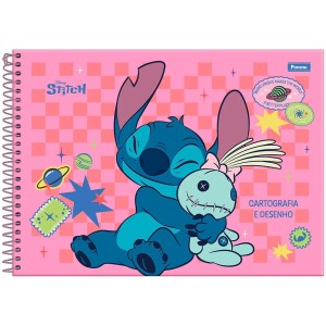Caderno Stitch Cartografia e Desenho Capa Dura 80 Folhas - Foroni