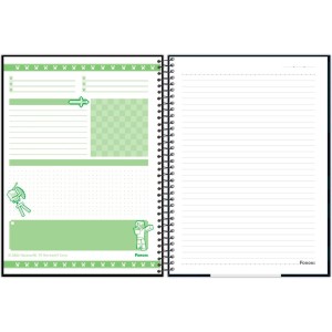 Caderno 1 Matéria Universitário Espiral Minecraft - Foroni
