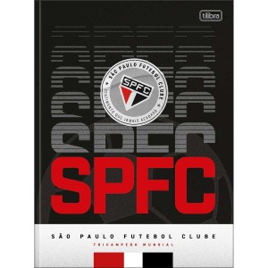 Caderno Brochurão Capa Dura São Paulo FC 80 Folhas - Tilibra