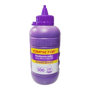Reabastecedor para Marcador Quadro Branco Violeta 500 ml - Compactor