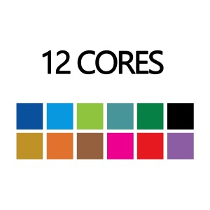 Caneta Esferográfica 1.2mm 12 Cores Fashion - Bic