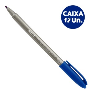 Caneta Marcador Retro Projetor 2.0 Azul - Caixa c/ 12 Unidades - Pilot