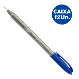 Caneta Marcador Retro Projetor 1.0 Azul - Caixa c/ 12 Unidades - Pilot