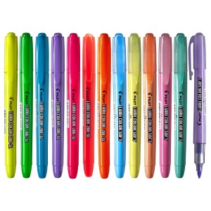 Kit Canetas Marca-texto Lumi Color Neon e Soft 13 Cores - Pilot