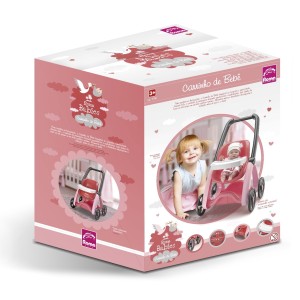 Carrinho de Bebê p/ Boneca Roma Babies - Roma Brinquedos