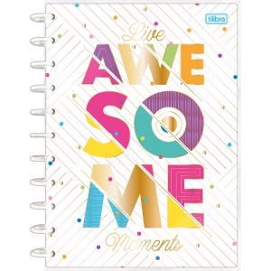 Caderno Universitário Tilidisco 1 Matéria Be Nice 80 Folhas - Tilibra
