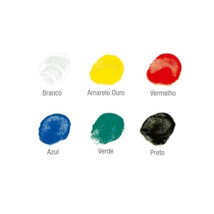 Pintura a Dedo 6 cores - Acrilex