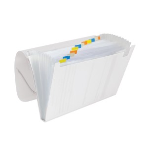 Pasta Sanfonada A4 Com 12 Divisórias Cristal Line - DAC