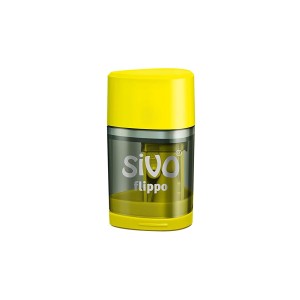 Apontador com Borracha Flippo Amarelo - Sivo / Cis