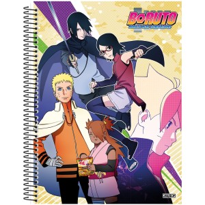 Caderno 1 Matéria Universitário Espiral Boruto - São Domingos
