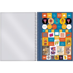 Caderno 1 Matérias Universitário Espiral Fortnite - Foroni