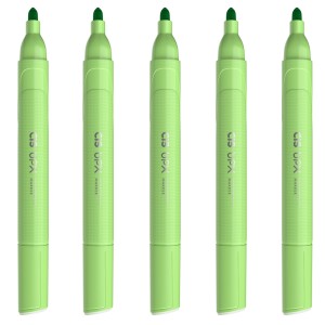 Marcador para Quadro Branco Cis BPX Kit c/ 5 Unidades - Verde