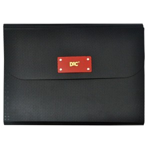 Pasta Sanfonada A4 12 Divisórias Vermelha - Dac