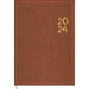 Agenda Executiva Costurada Diária 13,5 x 19,2 cm Torino Cores 2024 - Tilibra