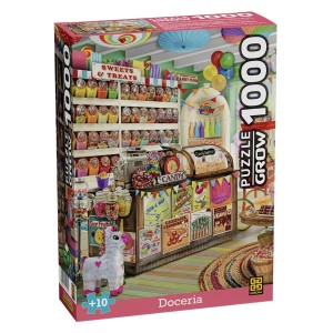 Quebra-cabeça Puzzle 1000 peças Doceria - Grow
