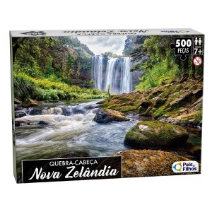 Quebra-Cabeça 500 peças Nova Zelândia - Pais & Filhos