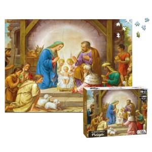Quebra-Cabeça 1000 peças Presépio - Pais & Filhos