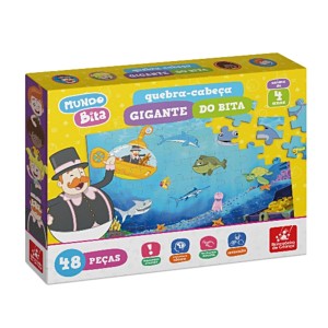 Quebra-Cabeça Gigante Mundo Bita 48 peças - Brincadeira de Criança